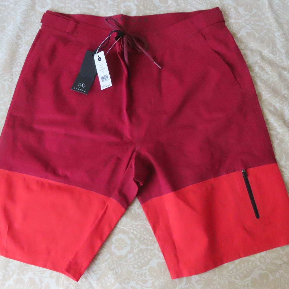 aether coastal dark poppy board shorts sz 33 NWT in package unopened